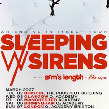 SLEEPING WITH SIRENS, O2 ACADEMY GLASGOW, WEDNESDAY 3RD MARCH 2027